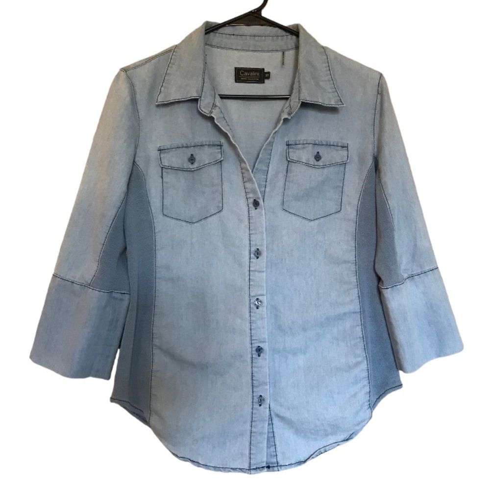 Denim Cavalini Blue shirt 💕 Final Sale